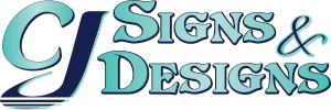 CJ's Signs and Designs Logo
